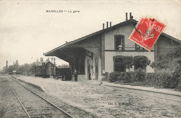 72 - SARTHE - MAROLLES - La Gare - Superbe - 10299 - Marolles