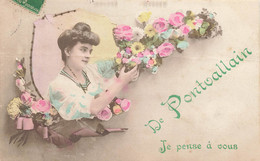 72 - SARTHE - PONTVALLAIN - Carte Ancienne "souvenir De" - Léger Défaut Voir Scans - 10313 - Pontvallain