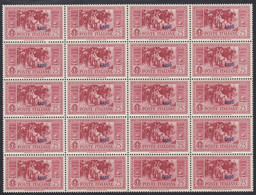 1932 Blocco Di 20 Valori Sass. 22 MNH** Cv 2800 - Egée (Caso)