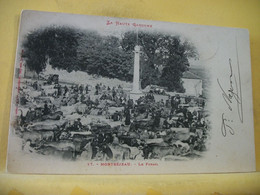 31 2575 CPA 1902 - 31 MONTREJEAU - LE FORAIL - BELLE ANIMATION. FOIRE AUX BOEUFS - Ferias