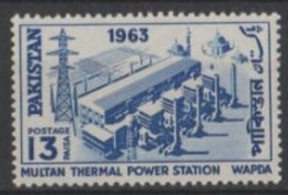 1963 Pakistan Multan Thermal Plant Set MNH** Sc6 - Usines & Industries