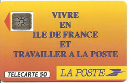 F136B 590.3  -  R°  Luxe Et V° TB - Voir Scan  -  LA POSTE - Ile De France      -     4 N° GE + 1 N° PE - 1990