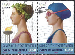 Rsm 2012 Sm 2367-68 Olimpiade Londra Coppia F.U - Used Stamps