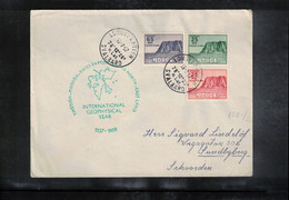 Norway 1957 Svalbard International Geophysical Year - Swedish,Finnish,Swiss Expedition To North-East Land - Covers & Documents