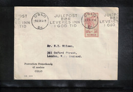 Norway 1959 Interesting Letter To England - Cartas & Documentos