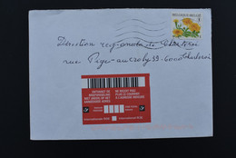 Belgique - Courrier Avec Vignette "ne Reçoit Pas/plus Le Courrier à L'adresse Indiquée" - 2011 - Storia Postale