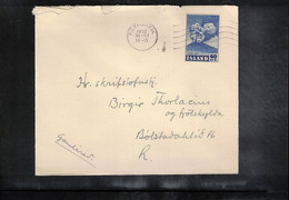 Iceland / Island 1950 Interesting Letter - Lettres & Documents