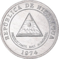 Monnaie, Nicaragua, 5 Centavos, 1974, SUP+, Aluminium, KM:27 - Nicaragua