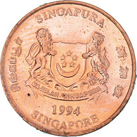 Monnaie, Singapour, Cent, 1994, Singapore Mint, SPL, Copper Plated Zinc, KM:98 - Singapour