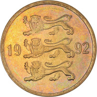 Monnaie, Estonie, 10 Senti, 1992, No Mint, SPL, Bronze-Aluminium, KM:22 - Estonie