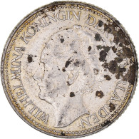 Monnaie, Pays-Bas, Wilhelmina I, 25 Cents, 1941, Utrecht, TB, Argent, KM:164 - 25 Cent