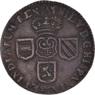 Monnaie, Pays-Bas Espagnols, Liard, 1710, Namur, TTB+, Cuivre - Other & Unclassified