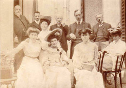Photo Originale - 1904 - Suisse - Geneve - Chez Les Jadowski - Marquis Albizzi - Princes Chakhovskoy Et Galitzine - Personas Identificadas