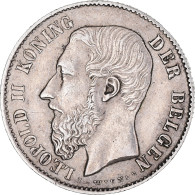 Monnaie, Belgique, Leopold II, 50 Centimes, 1886, Bruxelles, SUP, Argent, KM:27 - 50 Centimes