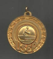 Médaille , Sports , TENNIS DE TABLE, Graveur AV, USEP, 15 Gr., Dia. 30 Mm,  2 Scans - Table Tennis