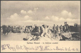 1912- I DIVISIONE/TRIPOLITANIA C.2 (9.3) Su Cartolina (Fortino Messri Le Batterie Scudate) Affrancata Regno Leoni C.5 - Andere & Zonder Classificatie