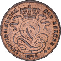 Monnaie, Belgique, Centime, 1899, Bruxelles, TTB+, Cuivre - 1 Centime