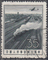 CHINA  PRC    SCOTT NO. C8  USED  YEAR 1957   . - Poste Aérienne