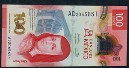 MEXICO NLP = B715a 100 Pesos 8 May 2020 #AD Different Signature UNC. - Mexico