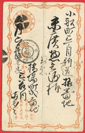 Japon - Entier Type Carte Postale Préaffranchie 1/2 Sen - 187? - 1 CAD - Brieven En Documenten