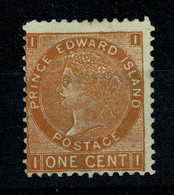 Ref 1545 - 1872 Prince Edward Island Canada 1c Perf 12 X 11.5 - Mint Stamp - Nuevos