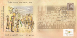 India  2022  Tribute To Netaji Subhash Chandra Bose  Balak Sena  Special Cover # 34320 D Indien Inde India - Covers & Documents