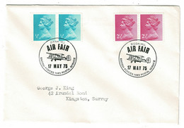 Ref 1545 - 1975 British Forces Postal Services - Biggin Hill Air Fair Slogan - Aviation - Covers & Documents