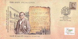 India  2022  Tribute To Netaji Subhash Chandra Bose  At  Cambridge University  Special Cover # 34324 D Indien Inde India - Covers & Documents