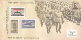 India  2022  Tribute To Netaji Subhash Chandra Bose  With A Sikh Soldier  Special Cover # 34322 D Indien Inde India - Covers & Documents
