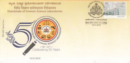 India  2019  Directorate Of Forensic Science Laboratories  Special Cover # 34327 D Indien Inde India - Covers & Documents