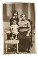 Oude Foto Old Photo Ancienne Girl Fille Kind Enfant Child Met Pop Doll Poupee Teddy Bear Jouet Speelgoed Toy - Antwerpen