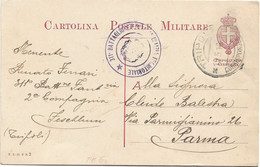 1916 TRIPOLI/ CORRISPONDENZE C.2 (19.5) Su Cartolina Franchigia - Zonder Classificatie