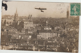 Limoges  Aviation  1911 Daucourt à Bouclé St. Michel -carte Photo    - ( F.2566) - Limoges