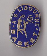 PIN'S THEME SPORT  BASKETBALL CLUB DE LIBOURNE  EN GIRONDE - Basketball