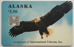 Alaska International Telecom $3.50 Alaskan Bald Eagle-Complimentary - Cartes à Puce