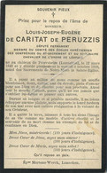 Louis De Caritat De Peruzzis :  Lanaken Chateau 1842 -  1906   (  See Scans  ) - Devotieprenten