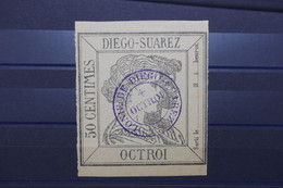 DIEGO SUAREZ - Timbre Pour Octroi Avec Cachet De L'Octroi -  L 122448 - Usados