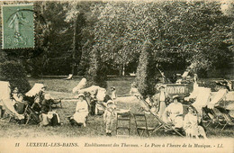 Luxeuil Les Bains * établissement Des Thermes * Le Parc à L'heure De La Musique - Luxeuil Les Bains