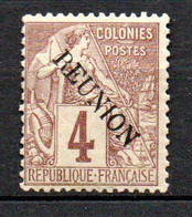 Col29 Colonies Réunion N° 19 Neuf X MH  Cote 12,00€ - Nuevos
