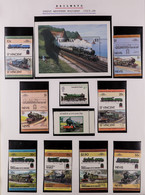 RAILWAYS Extensive & Interesting Collection Of Stamps, Covers, Cards, Presentation Packs And Some Ephemera In A Bulging  - Unclassified