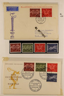 SPORTS ON STAMPS GERMANY 1956-1999 Extensive Two Volume Collection Of Never Hinged Mint Stamps, Covers, Cards, And Minia - Unclassified