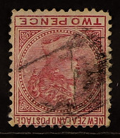 1874-78 2d Rose, Perf 12Â½, With WATERMARK INVERTED Variety, SG 153w, Fine Used. - Other & Unclassified