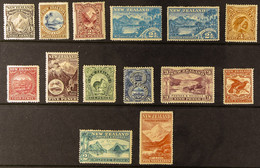 1898 Pictorials Perf 12 To 16 Complete Set Incl Both 2Â½d, SG 246/59, Mint, Lovely Fresh Colours. (14 Stamps) - Other & Unclassified