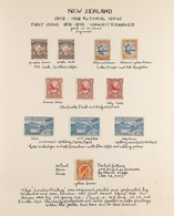 1898 PICTORIAL ISSUE The Complete Set, No Watermark, Perf 12 To 16, SG 246/59, Plus A Range Of Additional Shades To 4d ( - Other & Unclassified