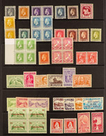 1915 TO 1935 FINE MINT COLLECTION On A Stock Page With Sets And Blocks Of 4, Including 1915-33 KGV Heads To 1s, 1920 Vic - Other & Unclassified