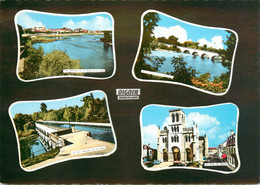 Delcampe - CPSM Digoin-Multivues-Timbre      L1591 - Digoin