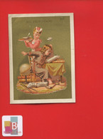 Paris Grands Magasins Printemps Bd Haussmann Chromo Or Ticket Chaise Ombrelle Dos Louis XIII Pompadour Mathématiques - Autres