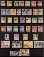 1948-1973 FINE USED COLLECTION. An Attractive Collection ALL DIFFERENT, That Includes A Comprehensive Range Of KGVI Issu - Singapore (...-1959)