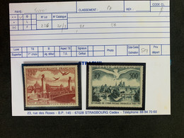 1947 1949 STAMP / TIMBRE FRANCE NEUF POSTE AERIENNE N°20 Et 28 ** PONT ALEXANDRE III Marseille +++ - 1927-1959 Neufs