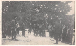 Sports D'hiver // Ski //  Carte-Photo Non Située - Groupe De Skieurs  ± 1930 ( ͡♥ ͜ʖ ͡♥) ♥ - Sport Invernali